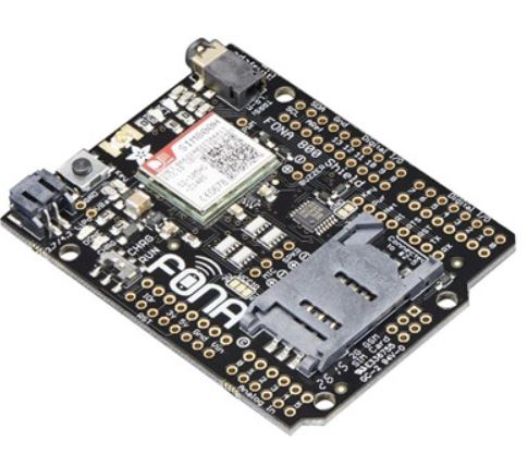Adafruit Industries-FONA 800 Shield | 2468 Placas y kits de desarrollo inalámbricos/RF 0118 2468