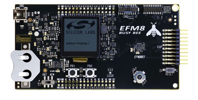 Silicon Labs-EFM8 Busy Bee 8-bit MCU Starter Kit SLSTK2022A 組み込みシステム開発ボードおよびキット 0818 EFM8-BB3