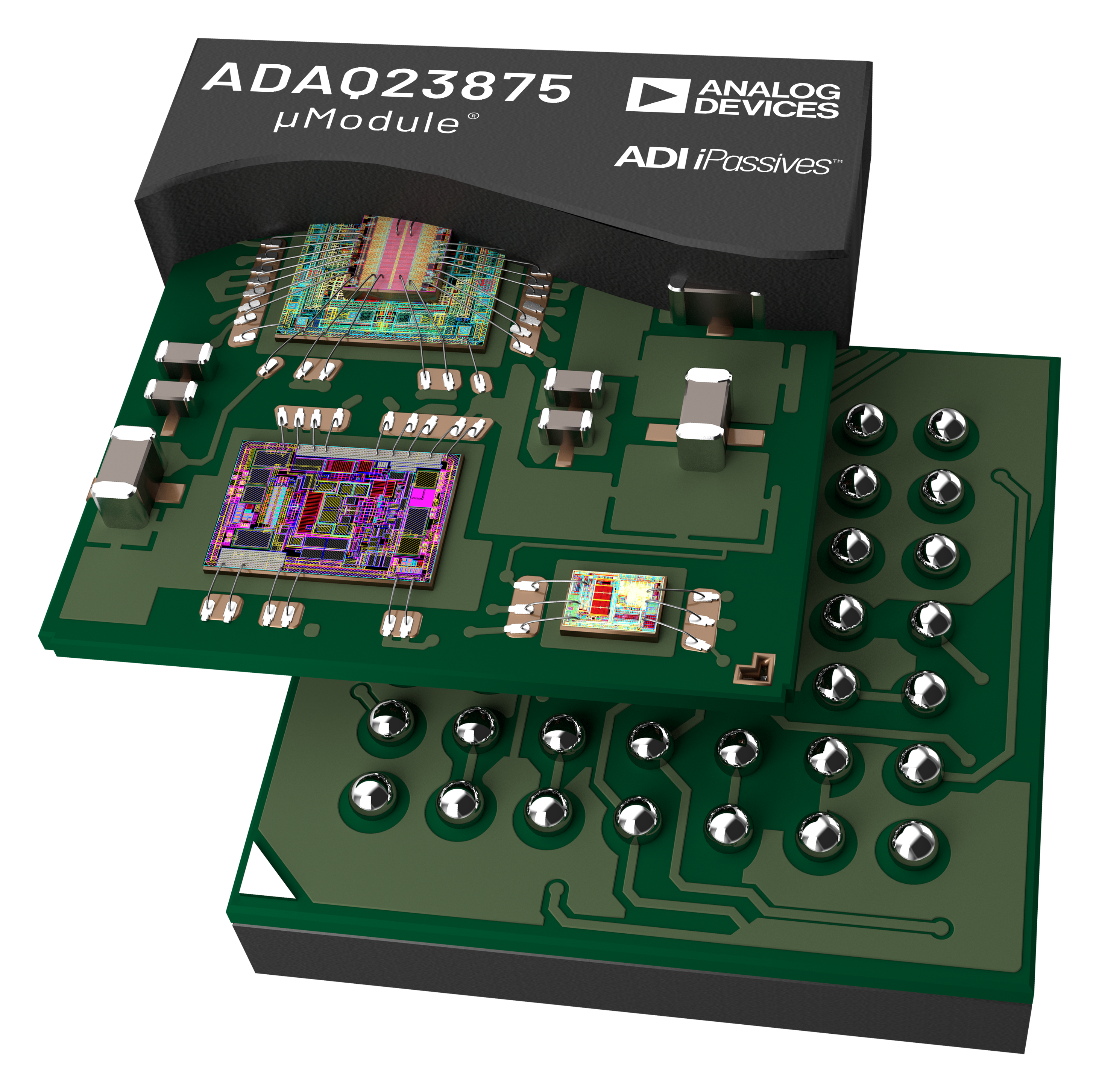 Analog Devices-ADAQ23875BBCZ Data Acquisition Systems ADAQ23875-CutAway