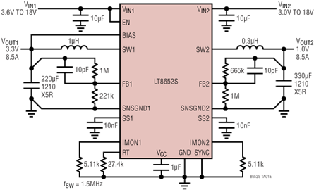 Body Image 3-LT8652S-3S-Synchronous-Step-down-Silent-Switcher