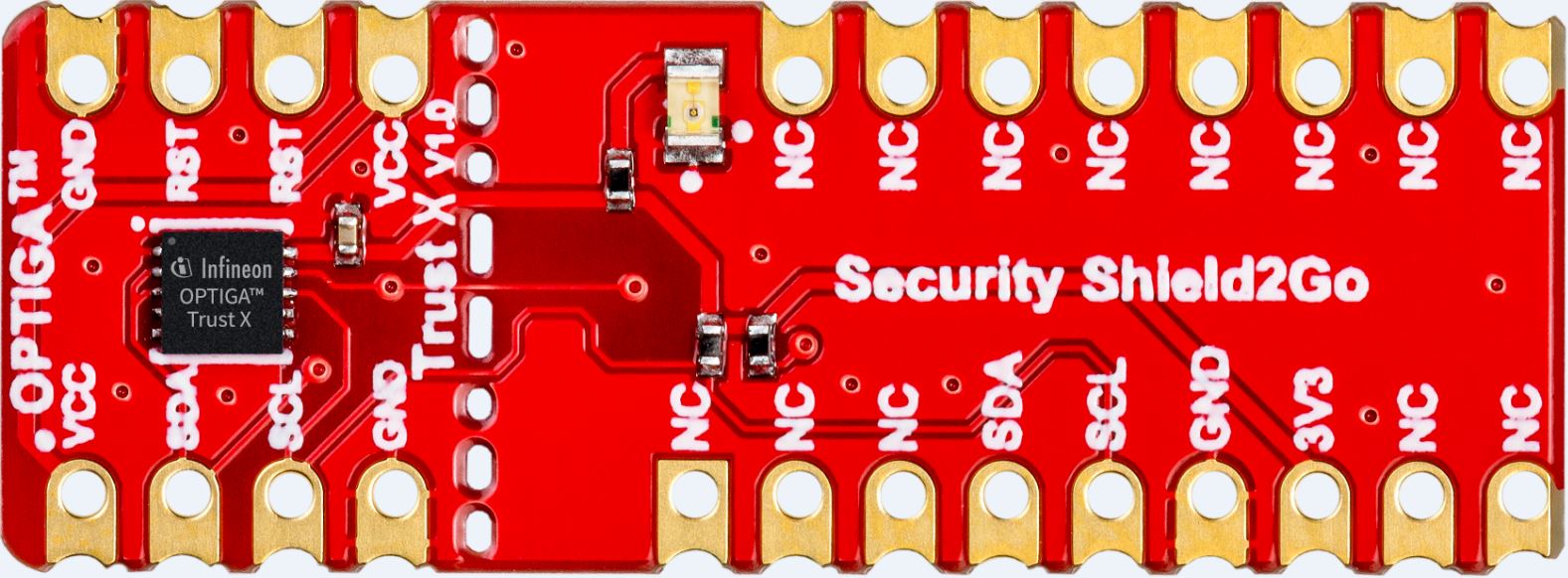 Infineon Technologies AG-S2GOSECURITYOPTIGAXTOBO1 Embedded System Development Boards and Kits Infineon OPTIGA Trust X