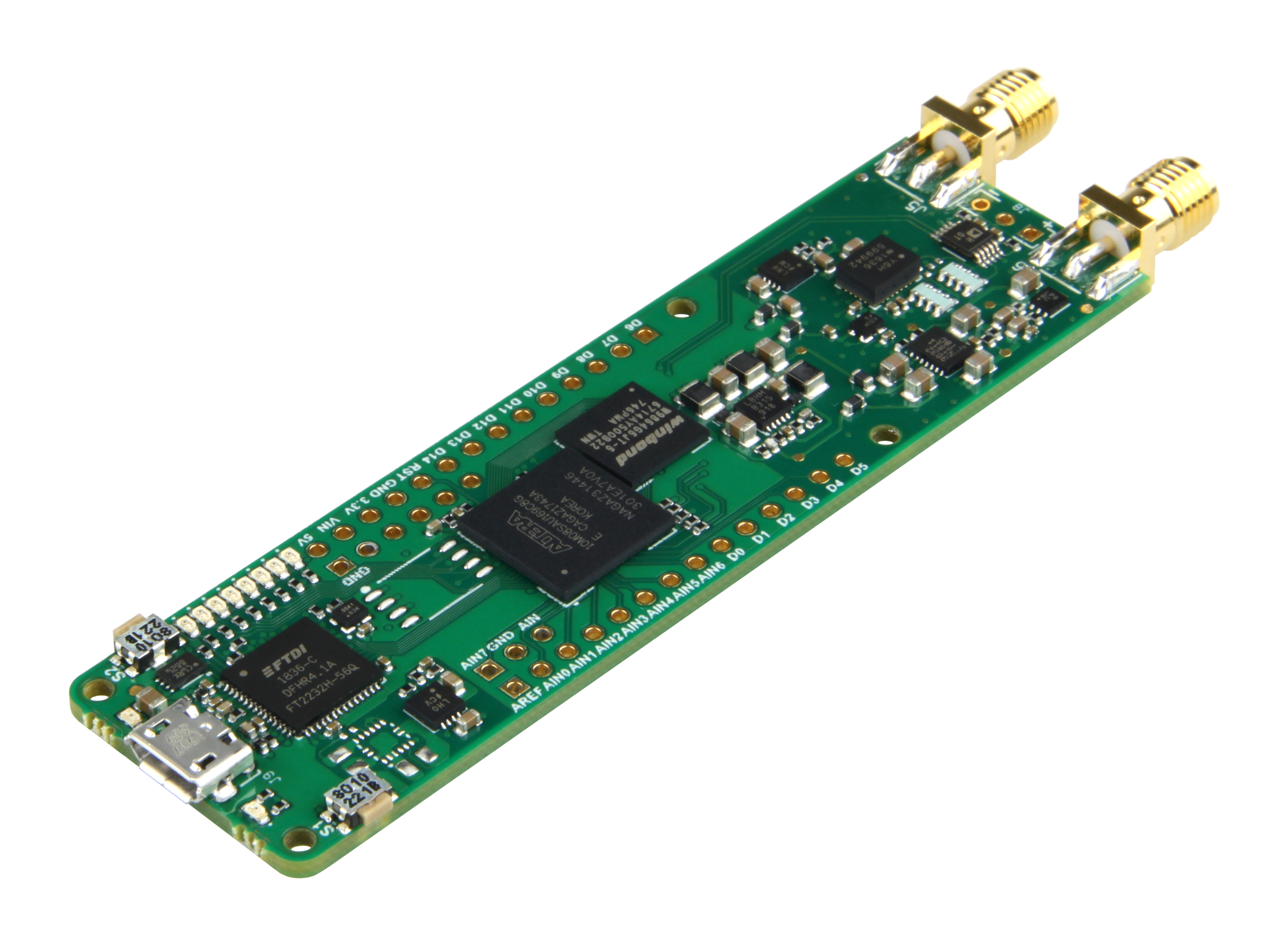 Trenz Electronic GmbH-ANALOGMAX-DAQ2 Programmable Logic Development Boards and Kits 0919 TEI0016-03 angle