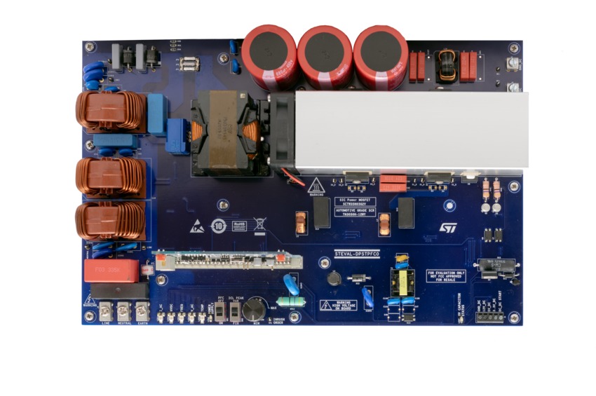 STMicroelectronics-STEVAL-DPSTPFC1 電源管理開発ボードとキット STEVAL-DPSTPFC1