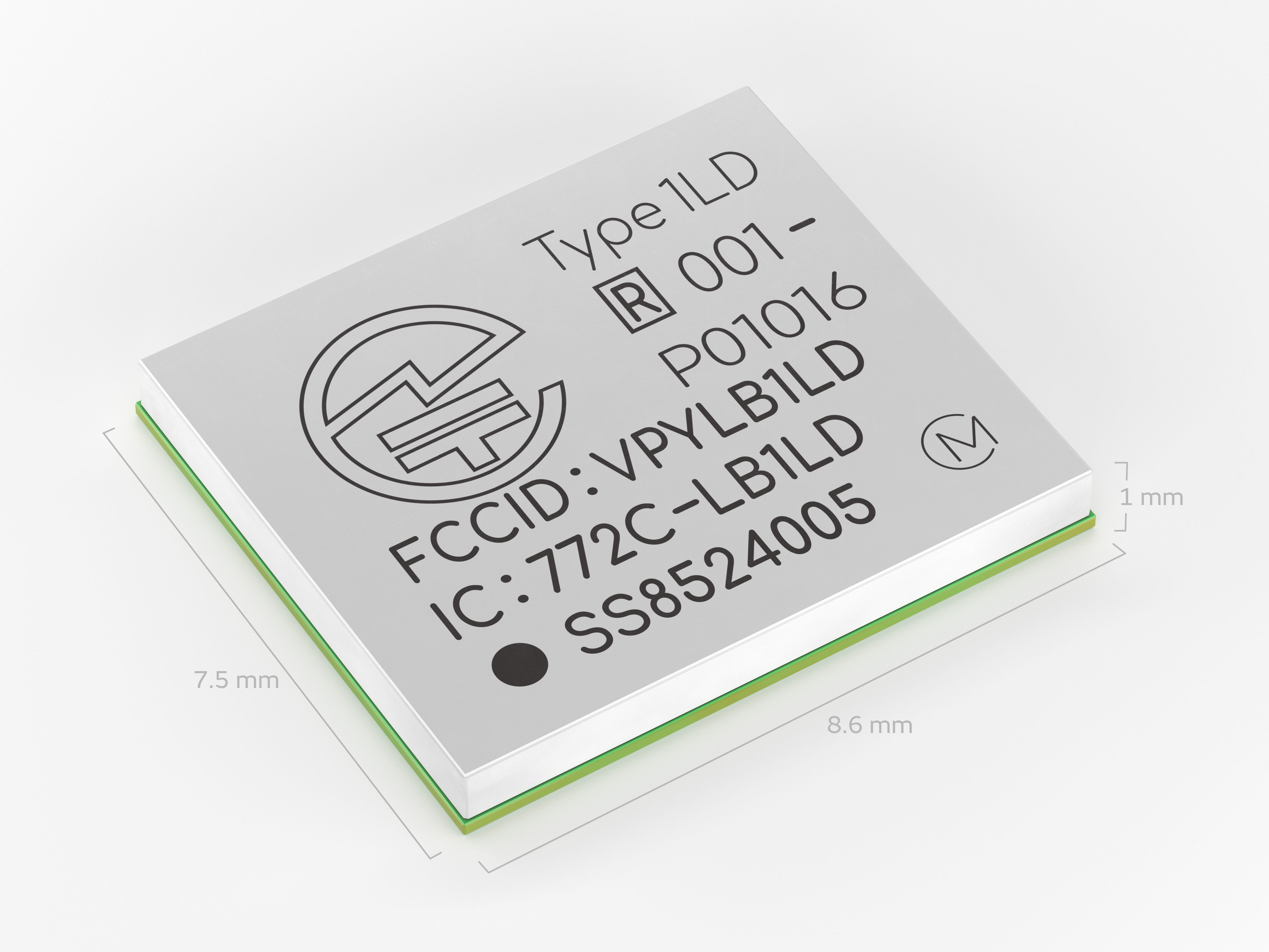 Murata Manufacturing-LBEE5PA1LD-005 Combo Wireless Modules type-1ld-angled-front-web