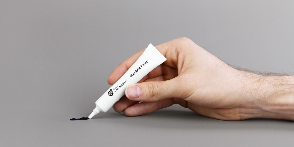 Bare Conductive-Electric Paint - 10ml | SKU-0018 塗料およびコーティング Bare Conductive Electric Paint - 10ml