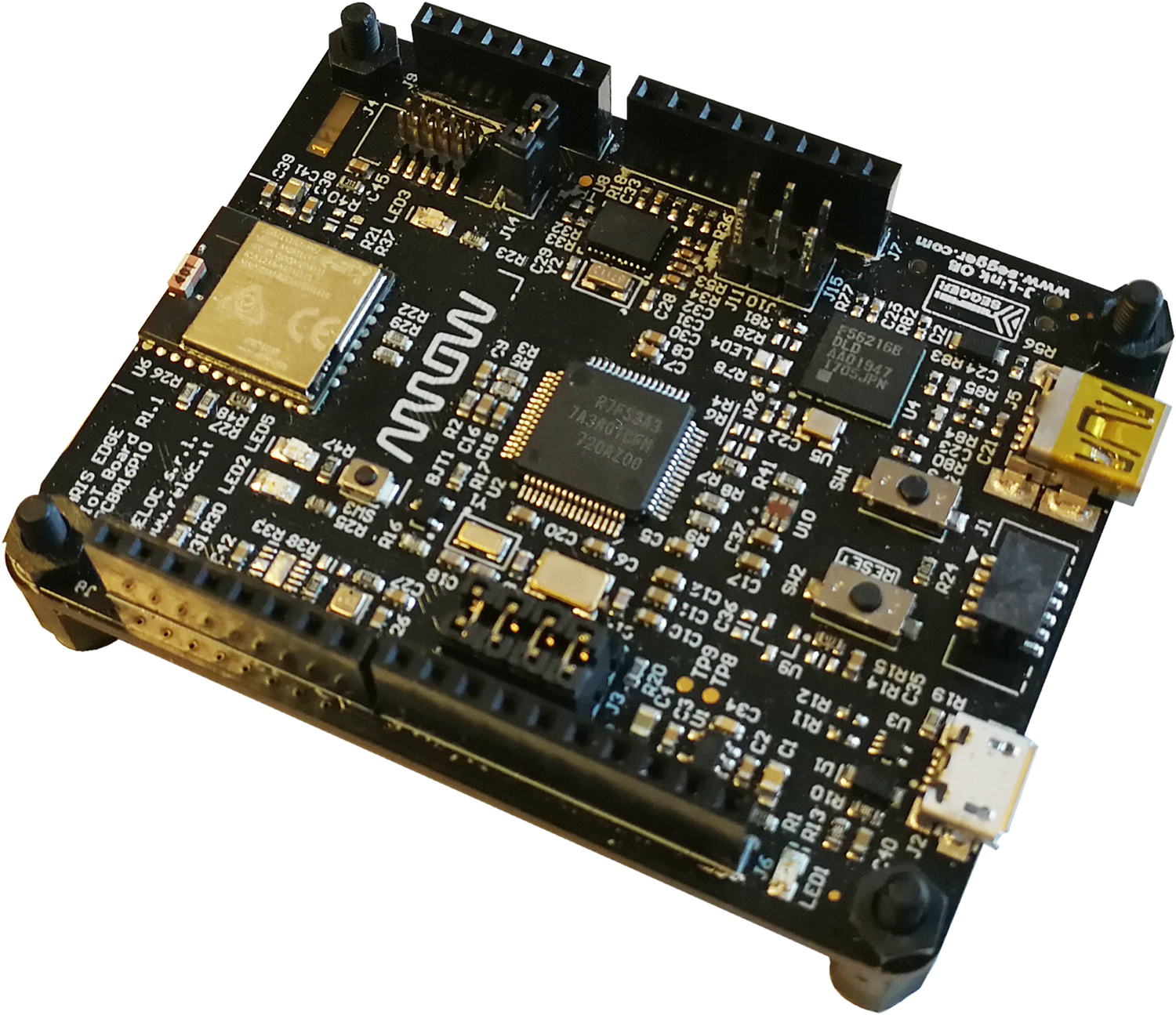 Arrow Development Tools-ARIS EDGE S3A3 Embedded System Development Boards and Kits ARIS_EDGE_S3_top_white