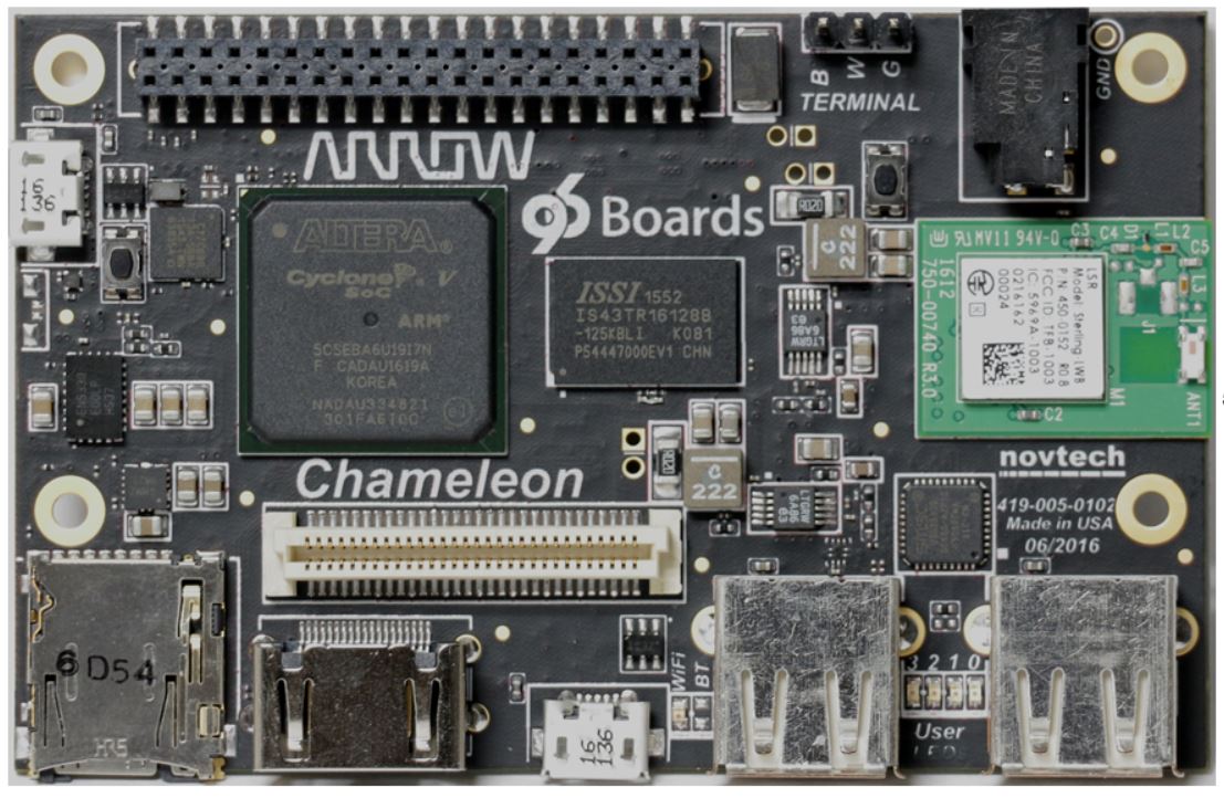 NovTech, Inc-CHAMELEON96 Kit e schede di sviluppo a logica programmabile 1117 CHAMELEON96