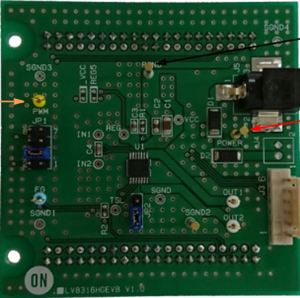 Demo board of LV8316H