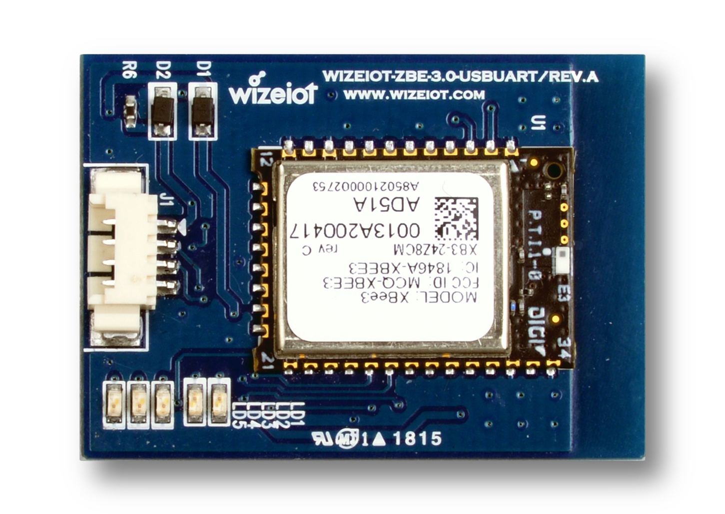 WIZEIOT-ZBX3-UBUT 802.15.4 LR-WPAN zigbee_top