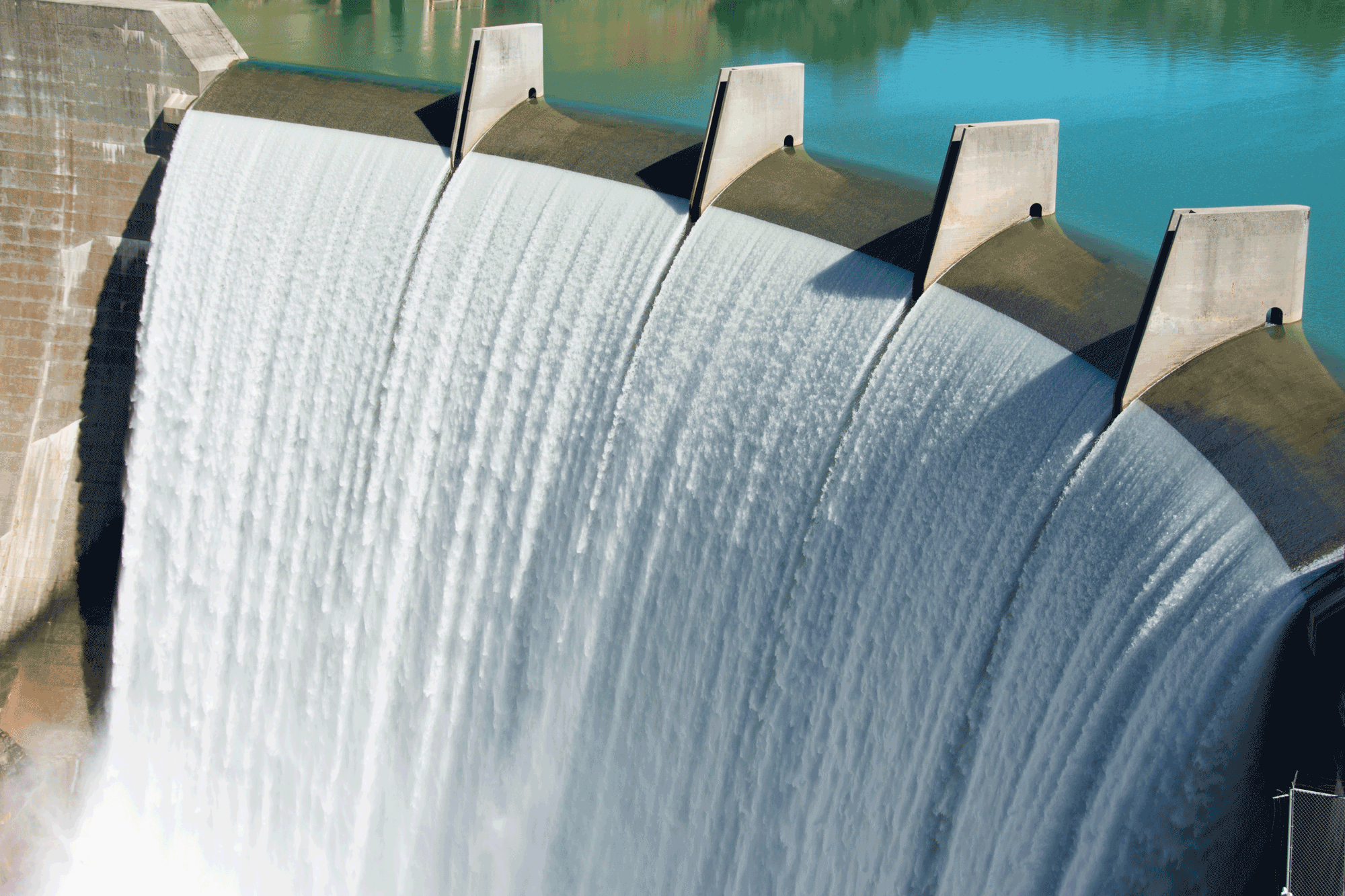 Hydroelectric Powerstation Front View