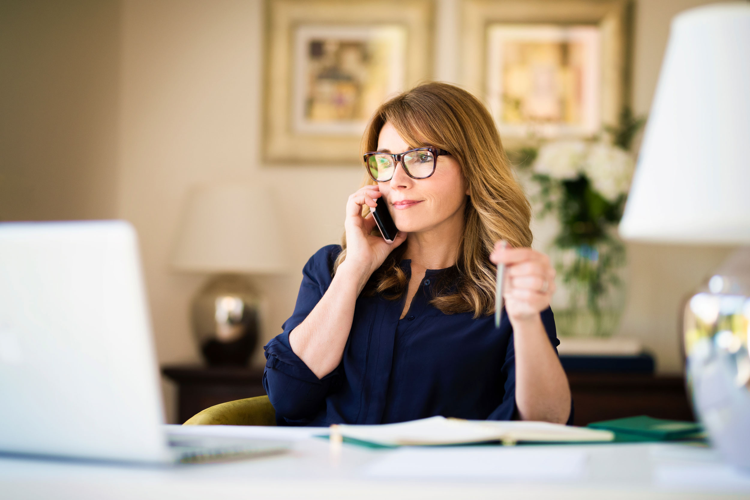 Business_Woman_Working_In_Home_Office