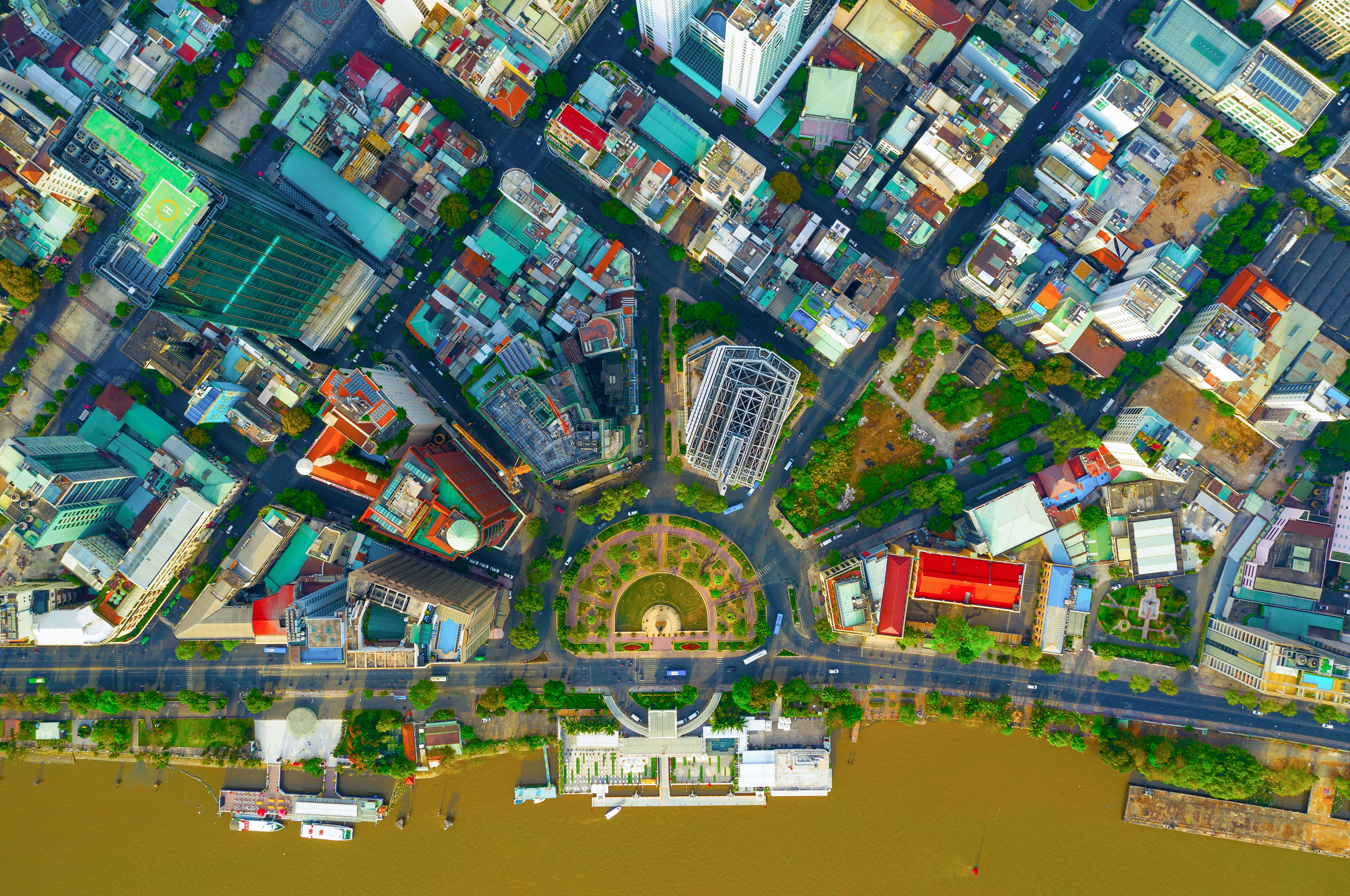 Ho_Chi_Minh_City_Aerial Ho Chi Minh City Center, Saigon