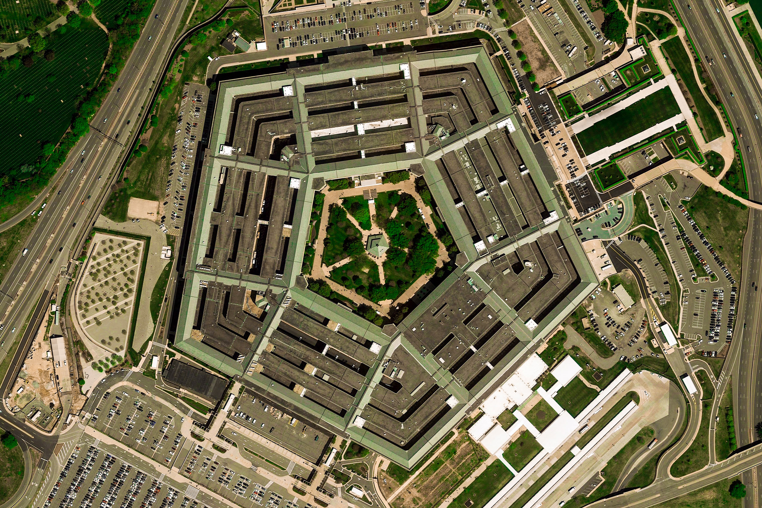 Aerial View Of Pentagon