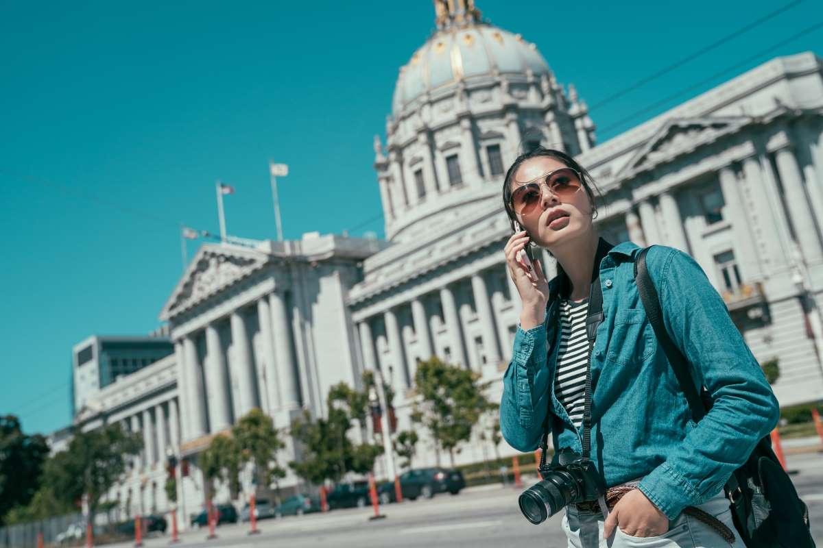 Young Woman On Smartphone