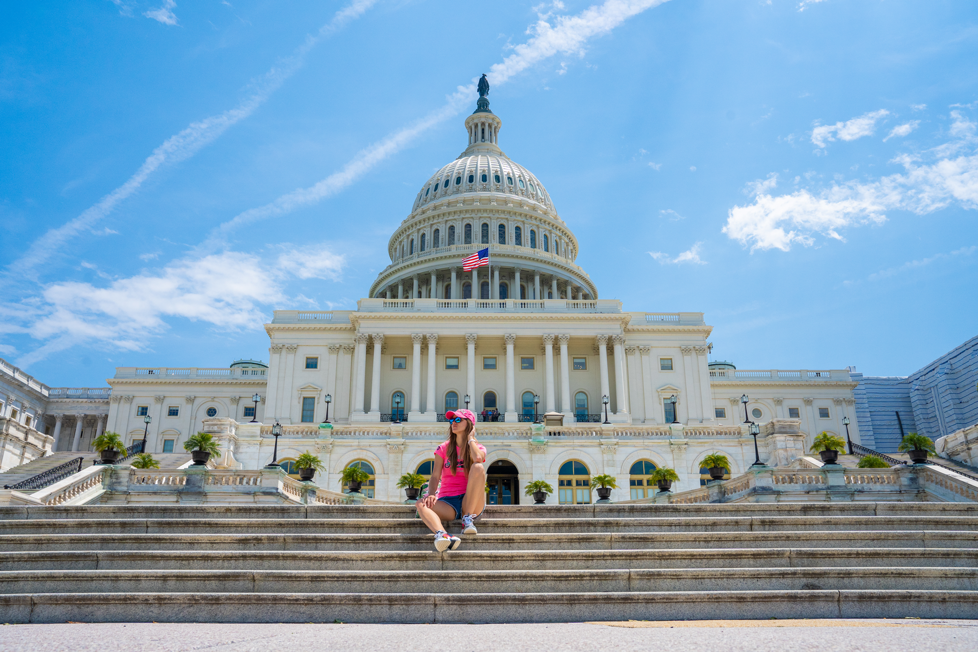 Young Girl United States Capitol