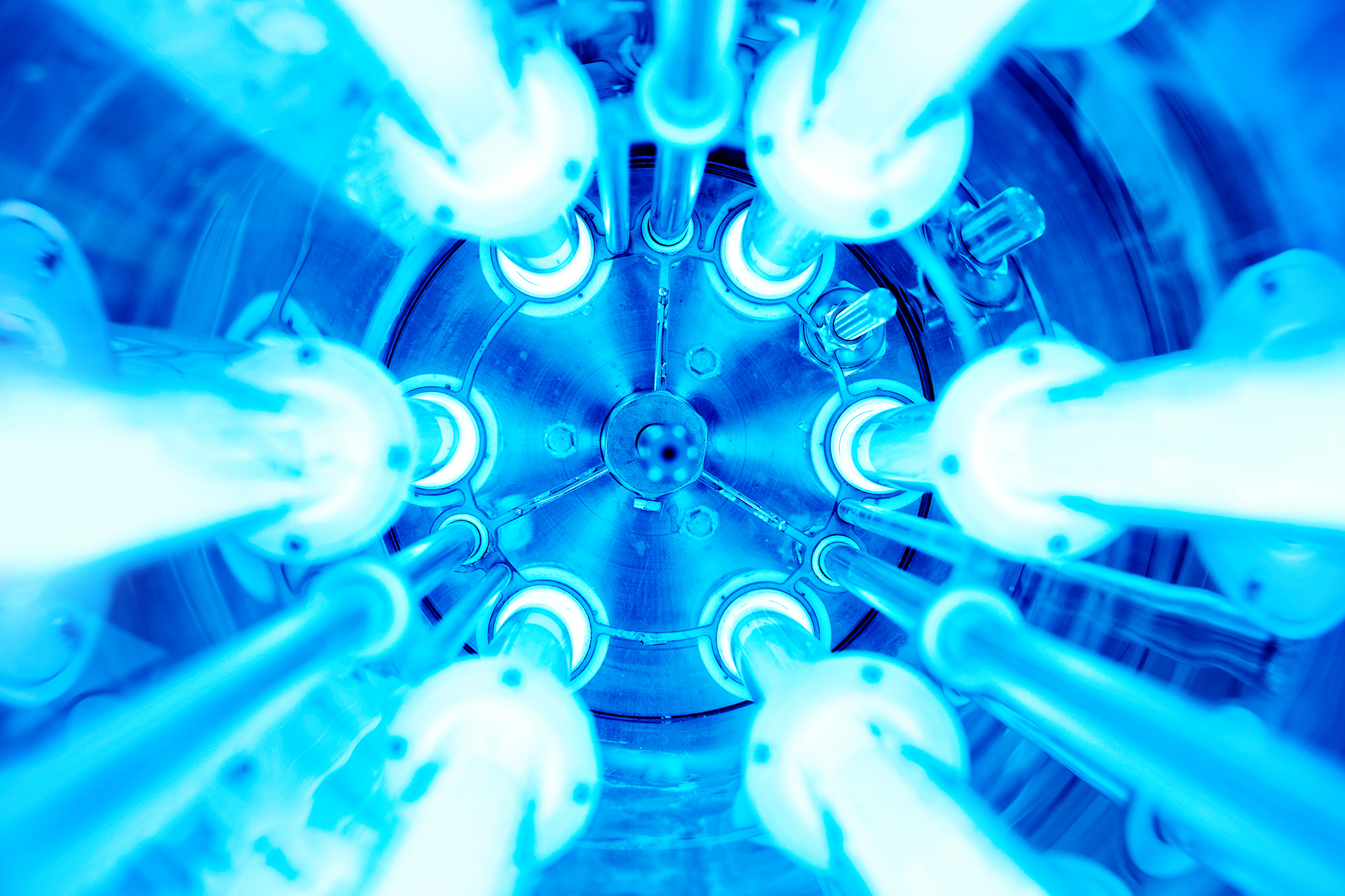 Blue_UV_Lamps_at_Water_Disinfection_Plant