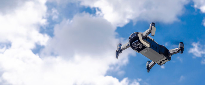 Drone Quad Copter With High Res Digital Cam
