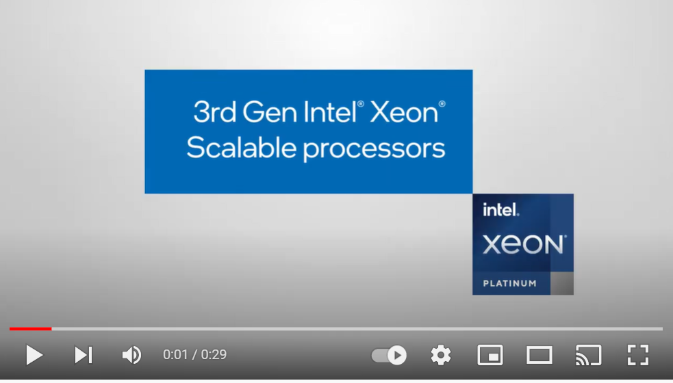3rd Gen Intel Xenon Processors