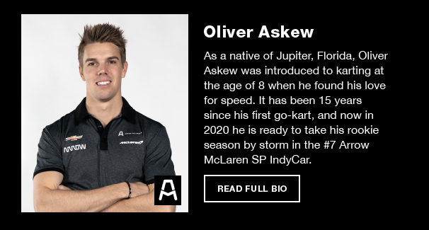 arrow mclaren car unveiling Oliver Bio